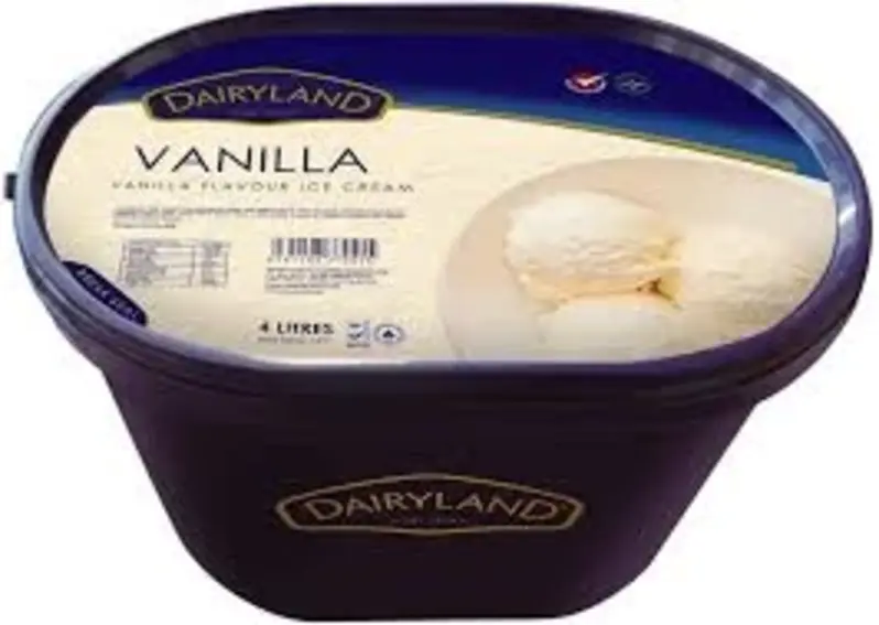 Dairyland Ice Cream Vanilla 4L